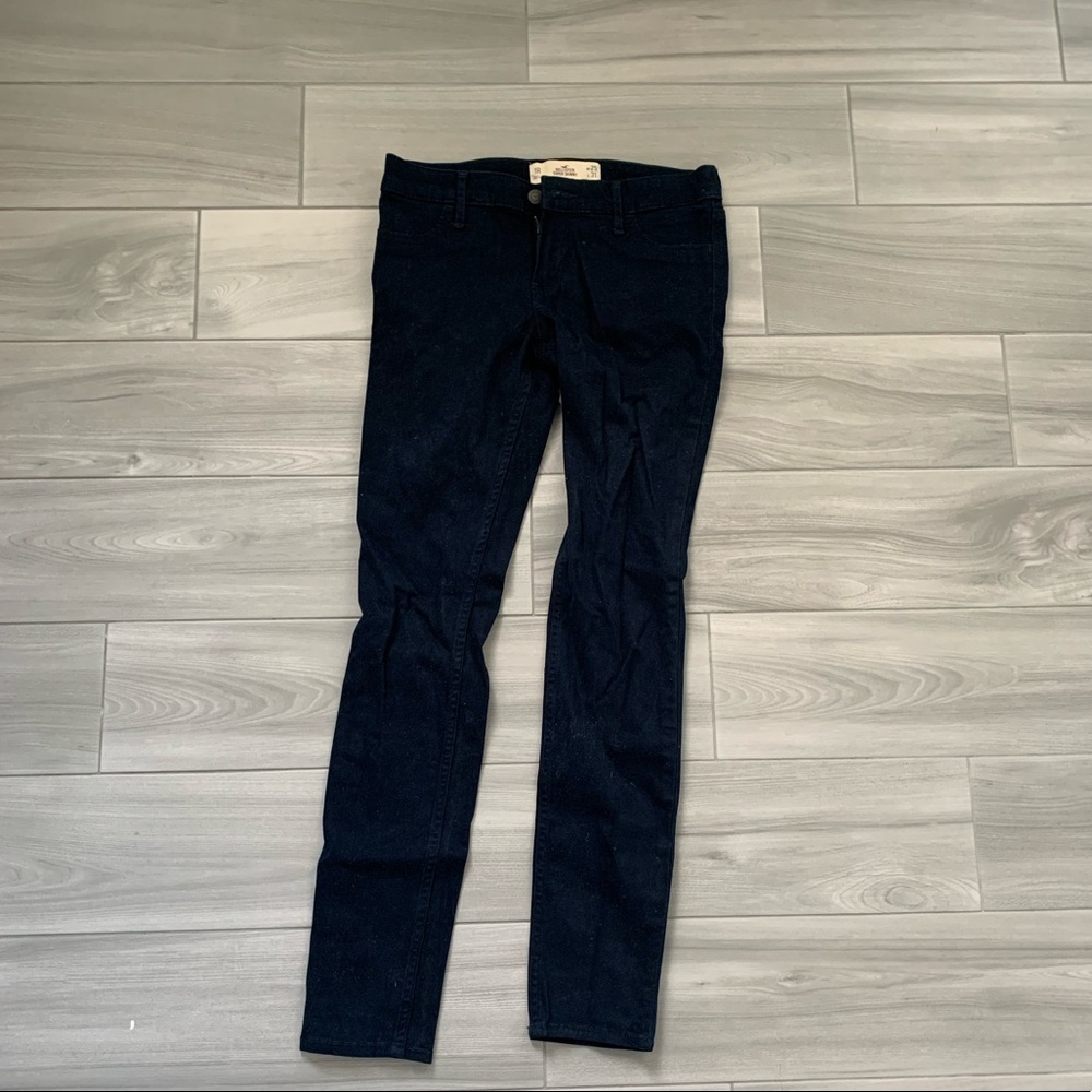 hollister navy blue pants